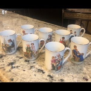 Vintage Norman Rockwell cups